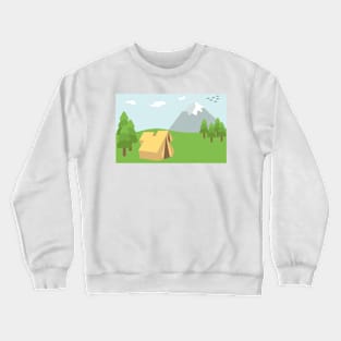 Mountains Camping Crewneck Sweatshirt